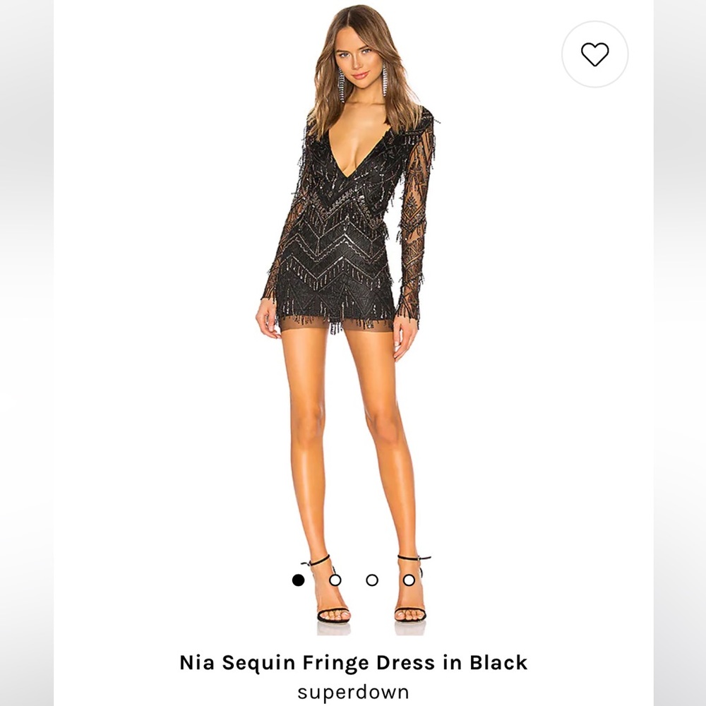 New with Tags - Nia Superdown Fringe Dress XS Revolve